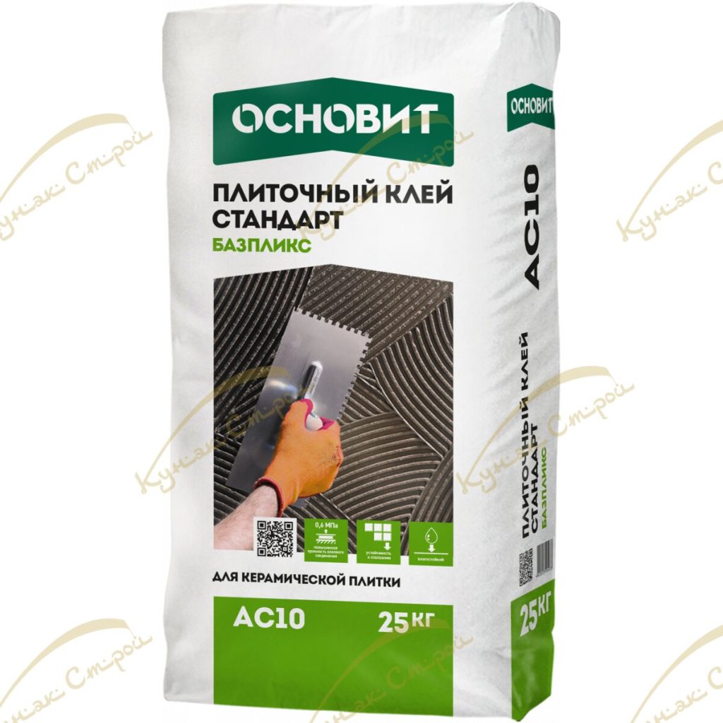 Базпликс AC10 Клей плиточный стандарт 25 кг